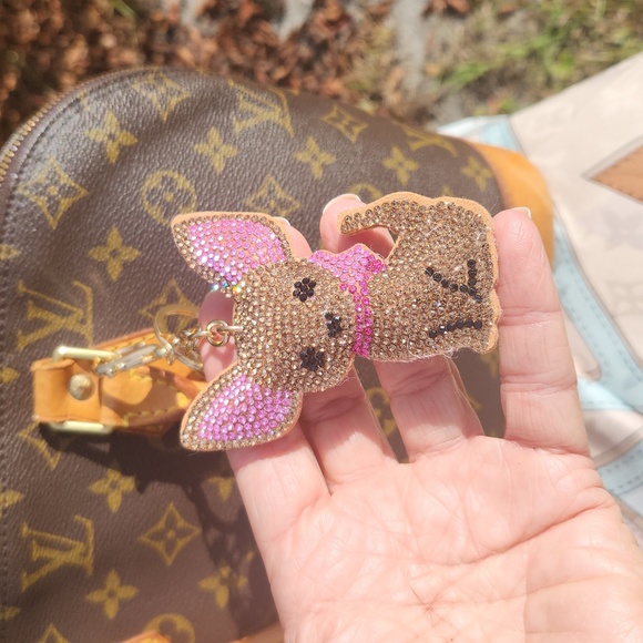 Accessories - Chihuahua Key Fob Key Ring handBag Charm